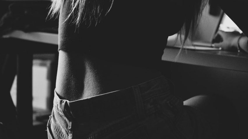 person wearing jeans